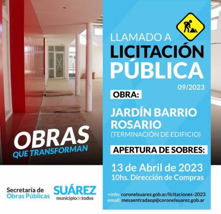 Licitación Pública Nº: 09/2023-Jardín de Infantes