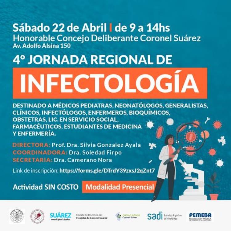 Jornada Regional de Infectología en Coronel Suárez