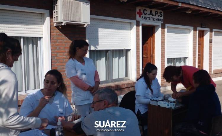 Los Pueblos Alemanes se sumaron a los controles de TA, Glucemia, HIV, Sífilis y Hepatitis C en los CAPS