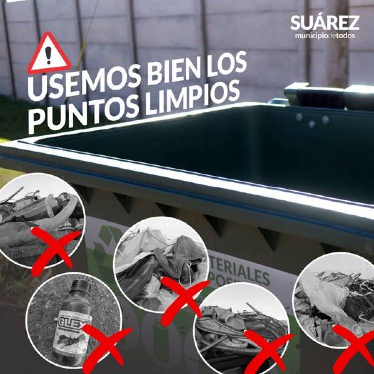“Usemos bien los Puntos Limpios” 