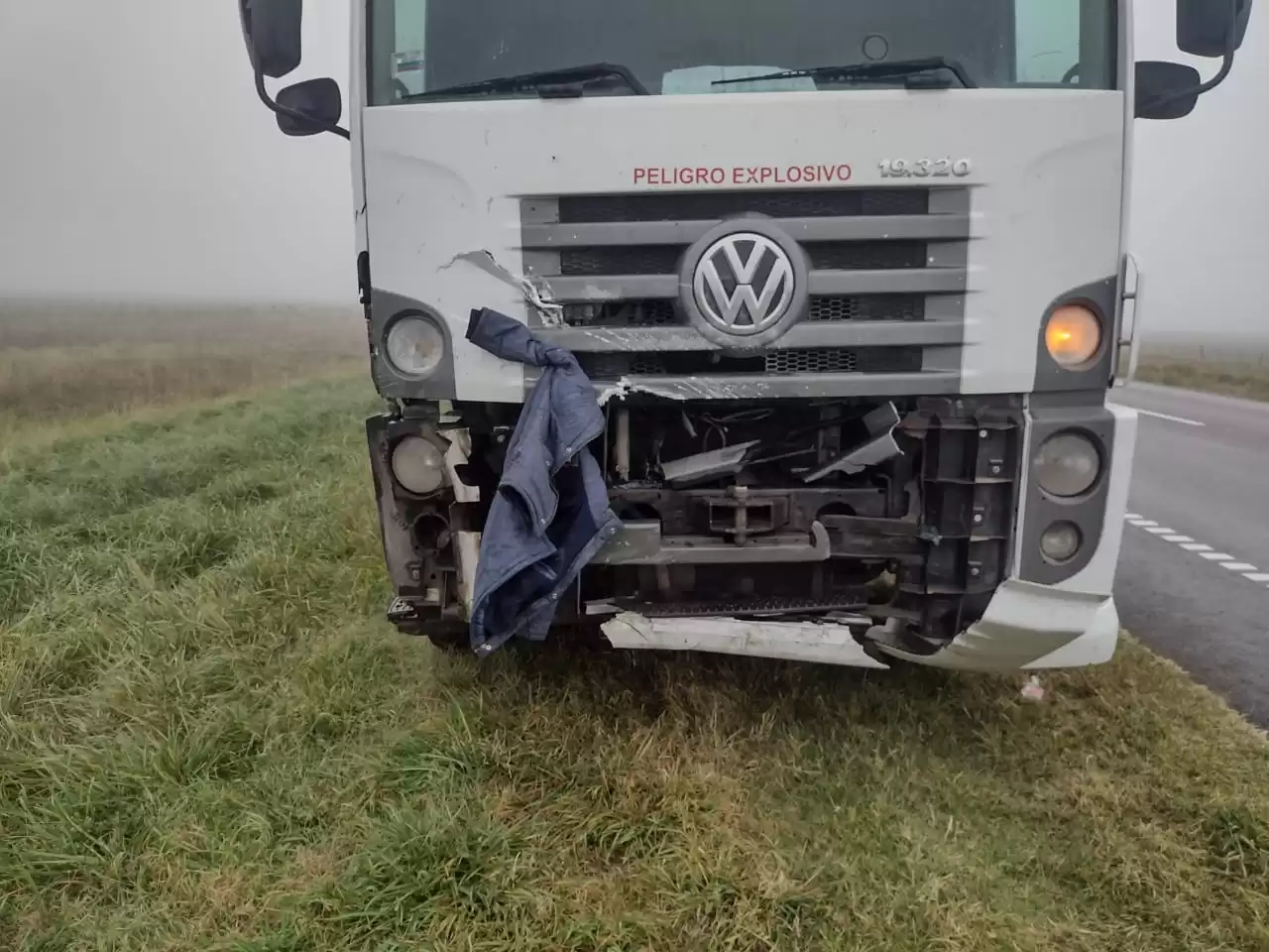 Fuerte choque en la Ruta 33, cerca de Pigüé