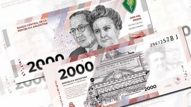 Cuándo empieza a circular el billete de $2000