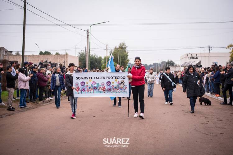 Villa Belgrano: un desfile con fervor patriótico