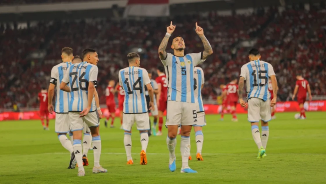 Argentina cerró la gira venciendo a Indonesia