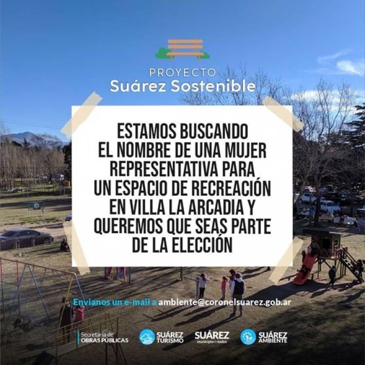 Obras en Villa la Arcadia: se creará un espacio sostenible con “aroma de mujer”