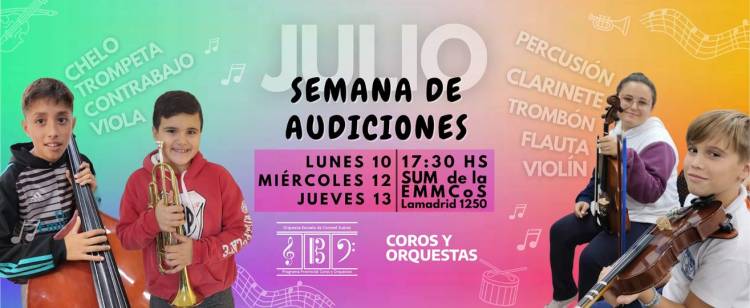 Semana de audiciones de la Orquesta Escuela antes de las vacaciones de invierno 