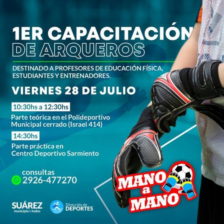 Capacitación de arqueros en el Polideportivo