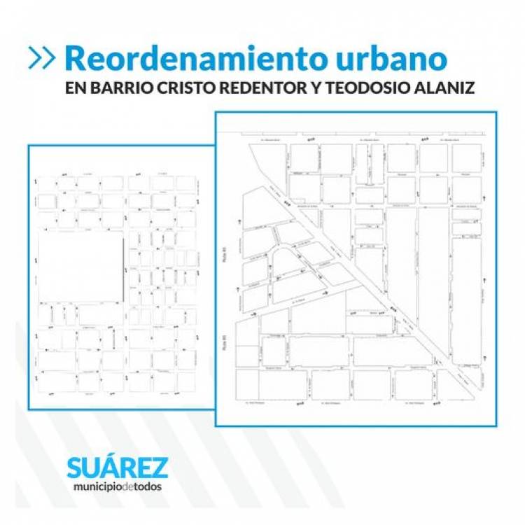 Plan de ordenamiento del tránsito vehicular en diversos barrios de la ciudad cabecera