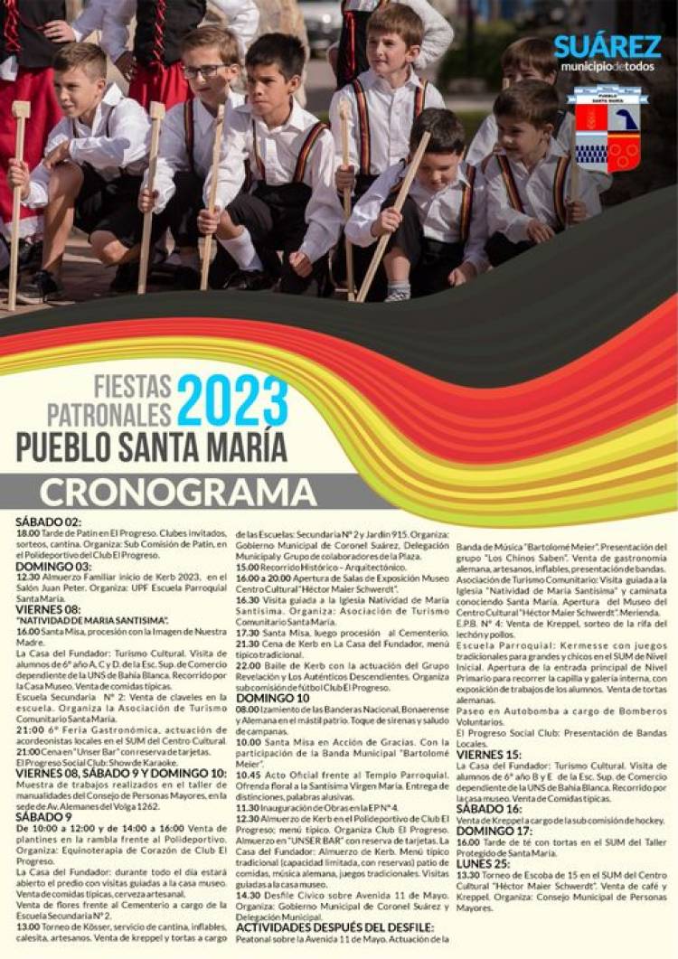 Santa María se prepara para las Fiestas Patronales