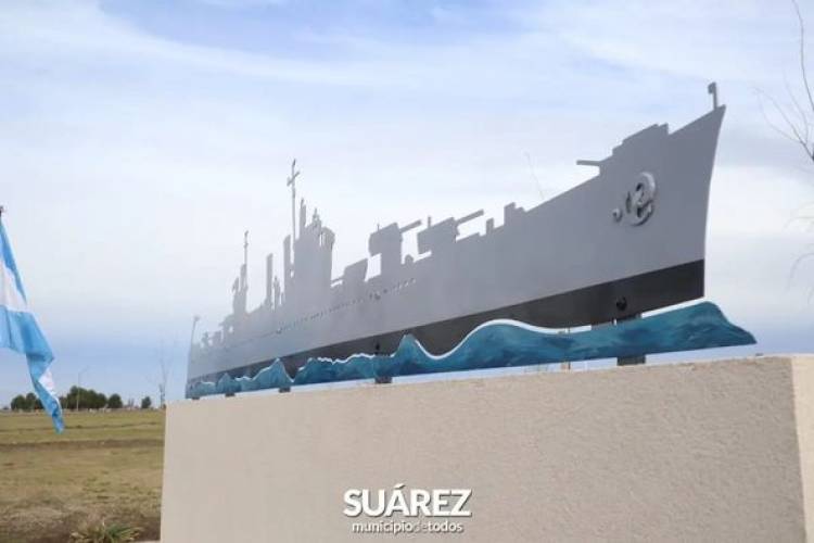 Se inauguró un espacio en homenaje a la tripulación del ARA General Belgrano
