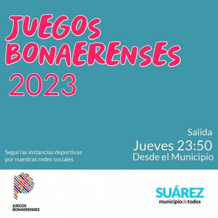 Juegos Bonaerense 2023: la delegación de deportistas lista para partir a Mar del Plata