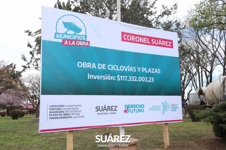 Seguimos recuperando espacios públicos: Obras en plaza Lainez y Mitre