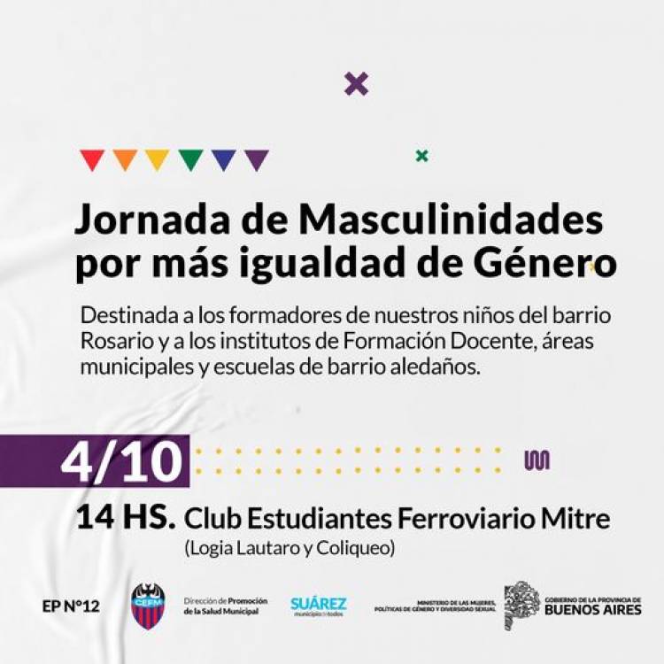 Jornada de Masculinidades por más igualdad de Género