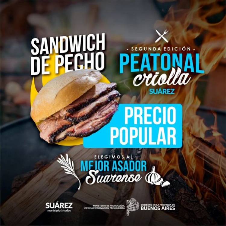 Se viene la 2° Suarez Peatonal Criolla