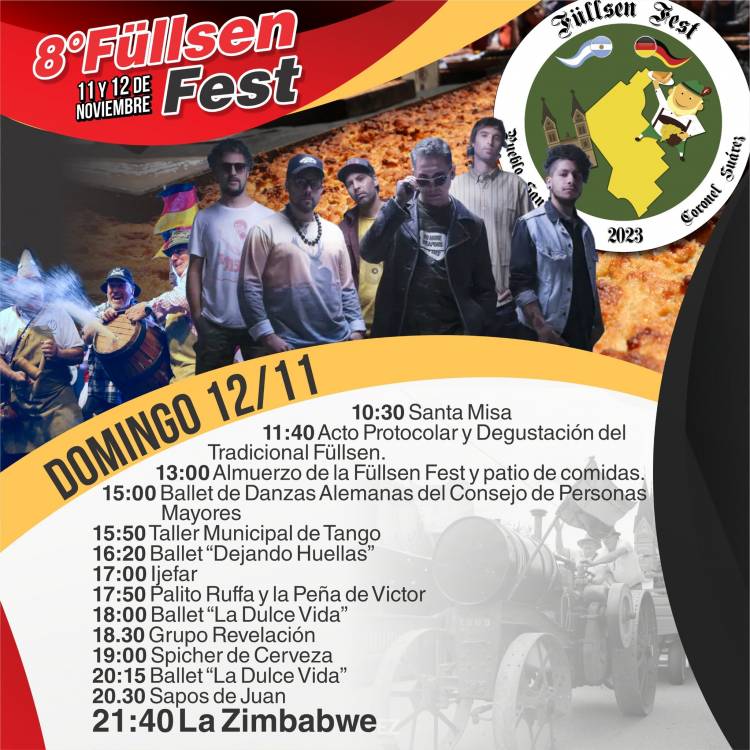 Se acerca la 8va. edición de la Füllsen Fest