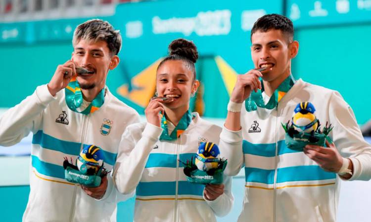 Dos medallas de plata y tres de bronce para Argentina en los Panamericanos