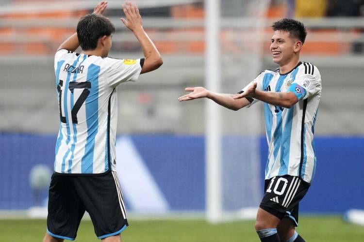 Baile histórico de Argentina a Brasil en el Mundial Sub 17