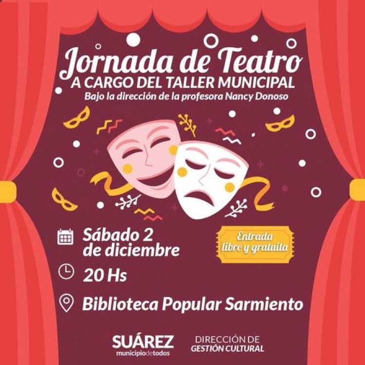Jornada de teatro a cargo del taller municipal 