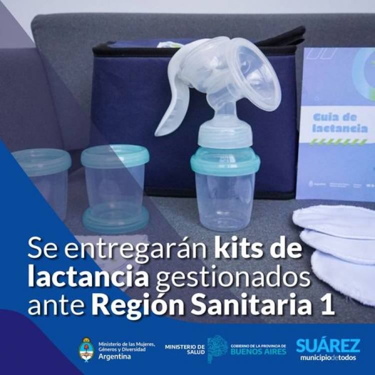 Se entregarán kits de lactancia gestionados ante Región Sanitaria 1