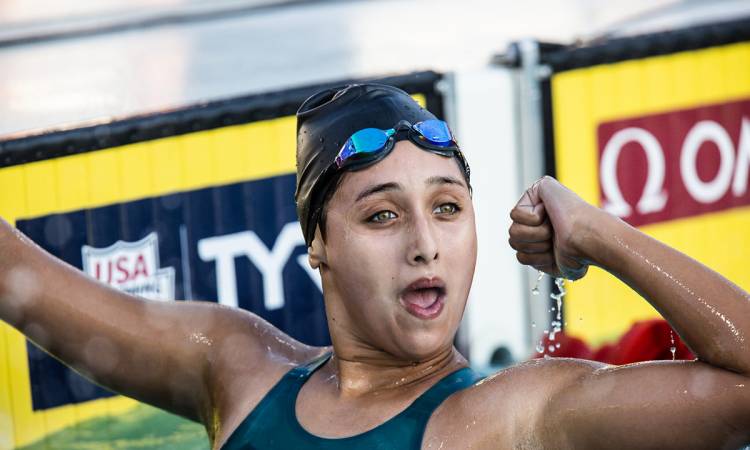 Histórica actuación de una argentina de 15 años en el Mundial de natación