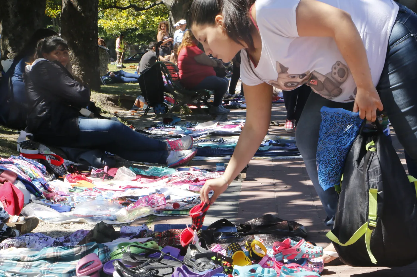Aumentó la cantidad de puestos de venta ambulante en La Plata