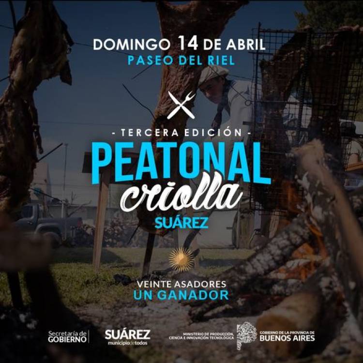 Vuelve la 3° edición de la Peatonal Criolla: Asadores ¿están preparados?