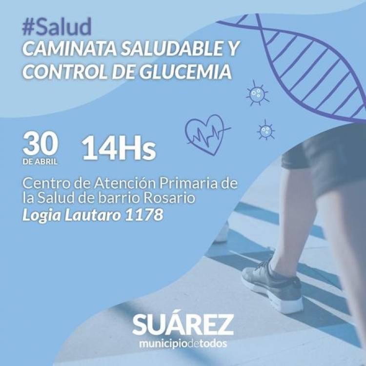 Caminata saludable y control de glucemia