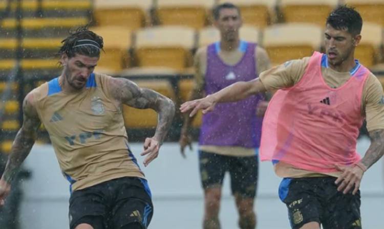 Copa América: la Selección entrenó y Scaloni despeja las incógnitas