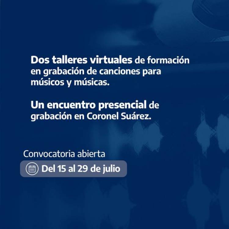 El Programa “El Aire de Aquí”, llega a Coronel Suárez con un taller de grabación