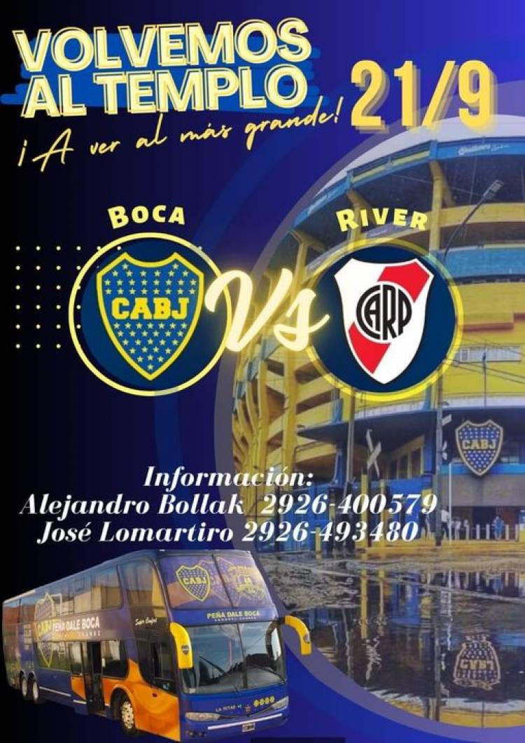 La peña DALE BOCA vuelve al templo