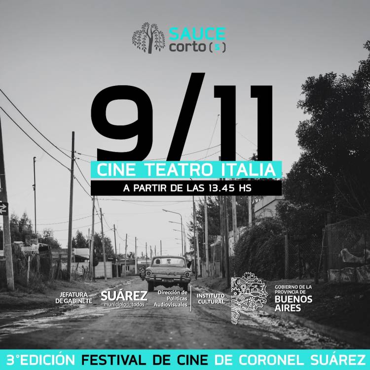 SAUCE CORTO(S): conocé a los artistas seleccionados para la 3° edición del Festival de Cine de Coronel Suárez