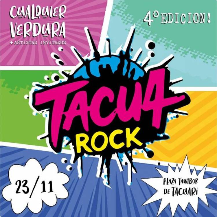 ¡Se viene la 4ta edición de TacuaRock!