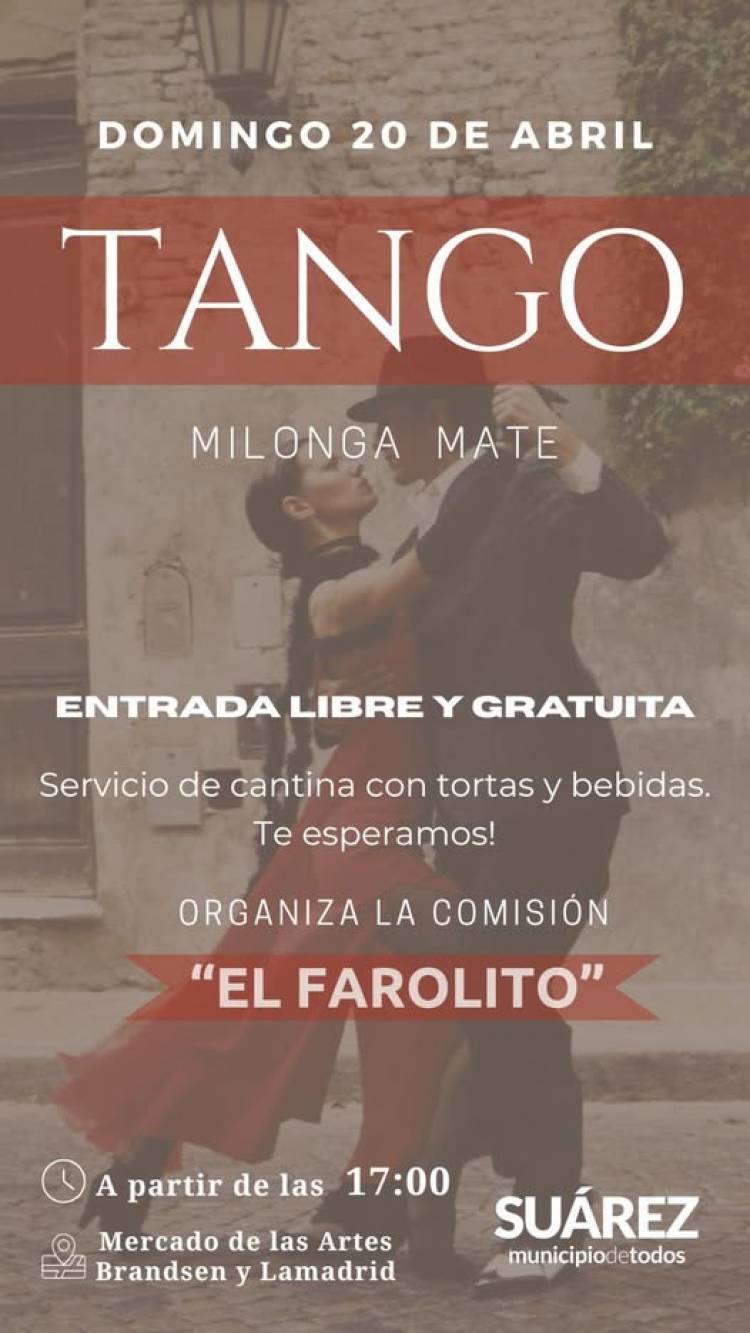 Tango, Milonga y Mate en el Mercado de las Artes