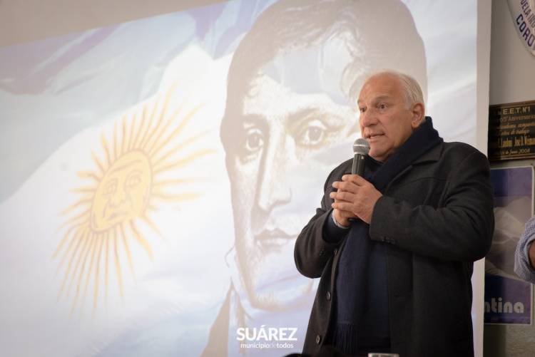 El Lic. Manuel Belgrano, chozno nieto del General Manuel Belgrano visitó la ciudad