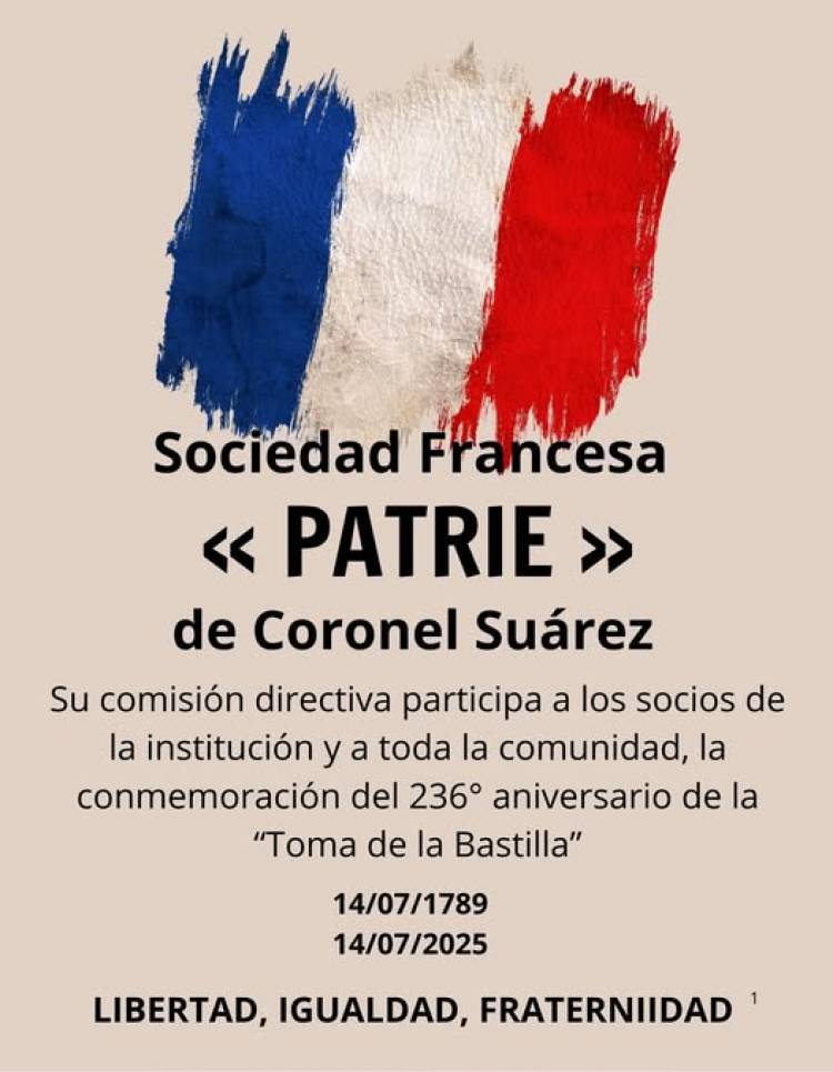 236° aniversario de la Toma de la Bastilla