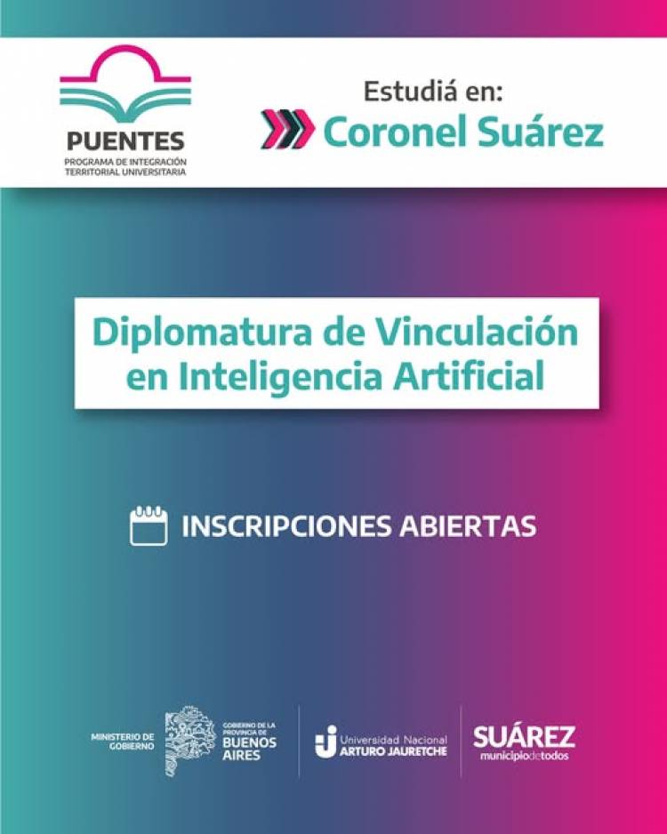 Estudia en Coronel Suárez (UNAJ) 