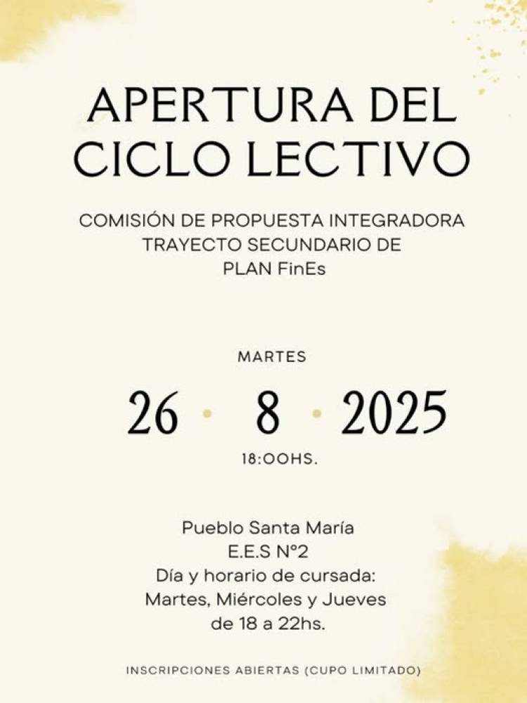 Nueva comisión del Plan FinEs en Pueblo Santa María