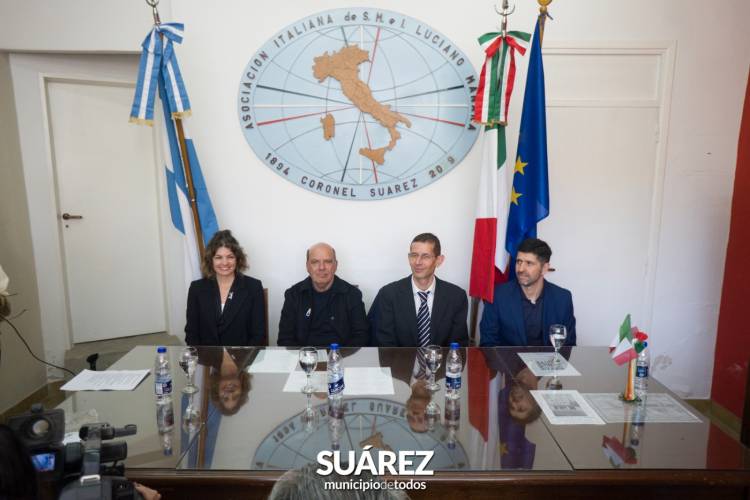 Un día histórico para la colectividad italiana en Coronel Suárez