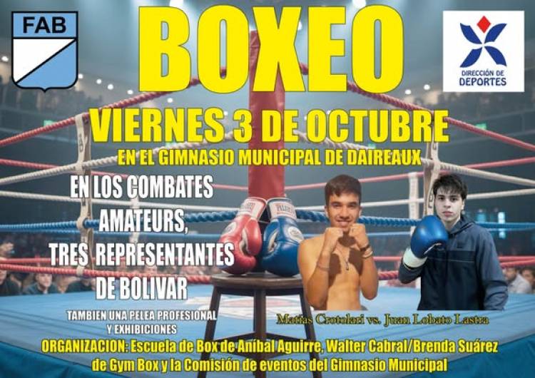Cuatro de nuestros representantes debutan como amateurs en Daireaux este 3 de Octubre