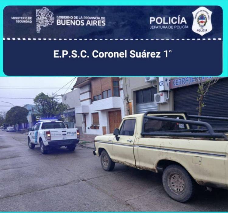  Parte de prensa – Jefatura de Policía de Seguridad Comunal de Coronel Suárez