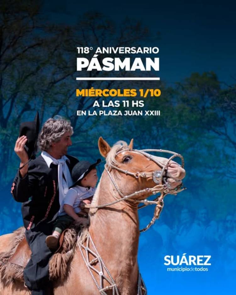 Pasman celebra su 118° aniversario