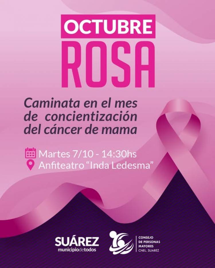 Todos caminamos contra el cáncer de mama