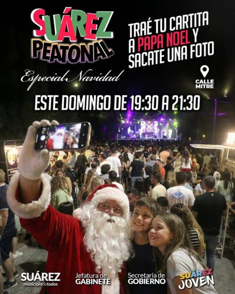 La magia de la Navidad llega a Suárez Peatonal