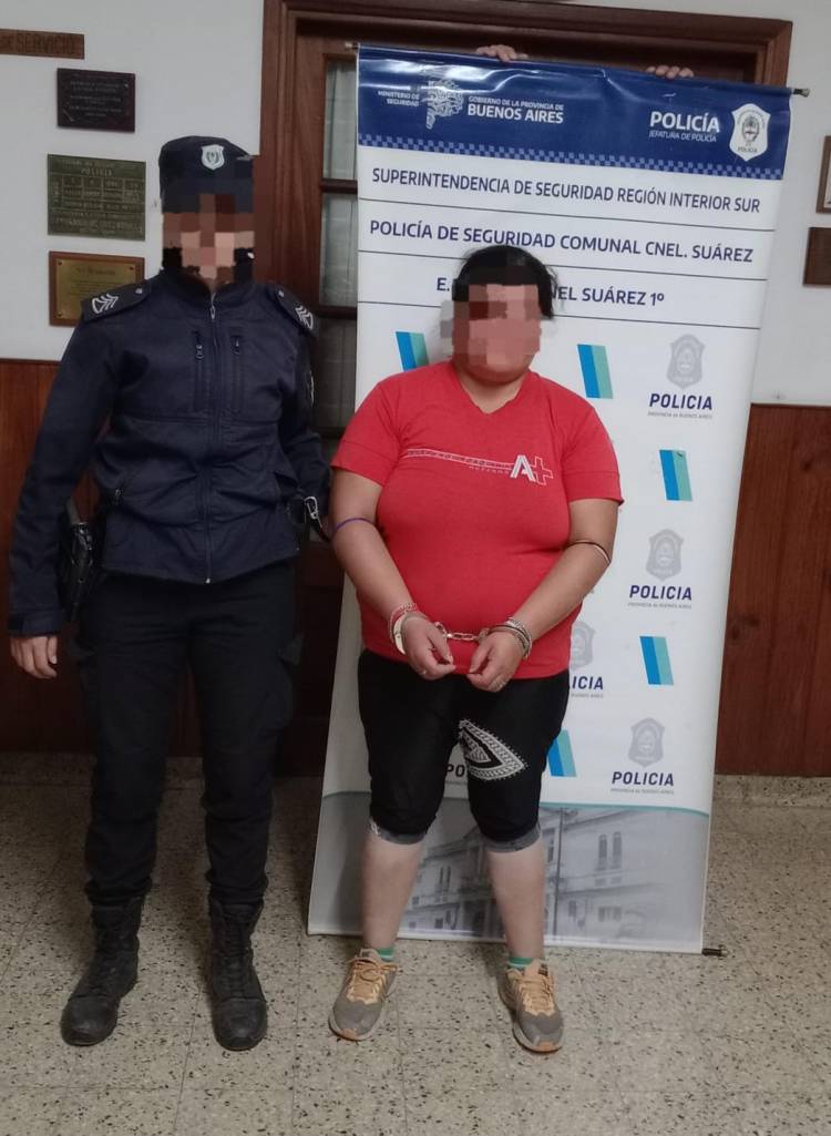 Aprehensión por lesiones leves, daños, amenazas y resistencia a la autoridad