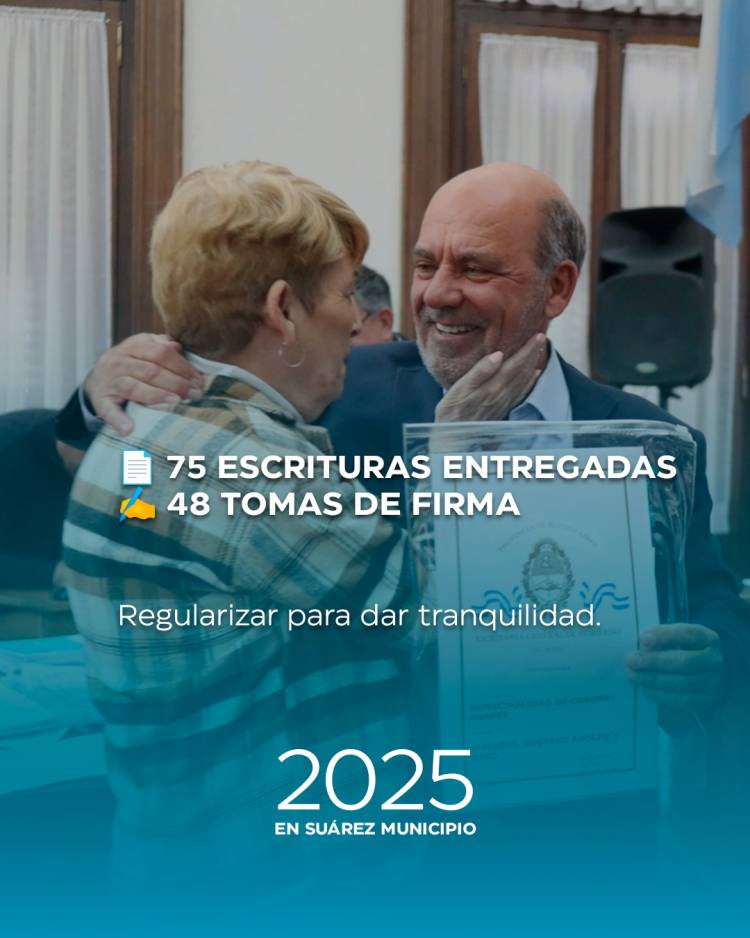 Un 2025 de hechos concretos. PRIMERA PARTE