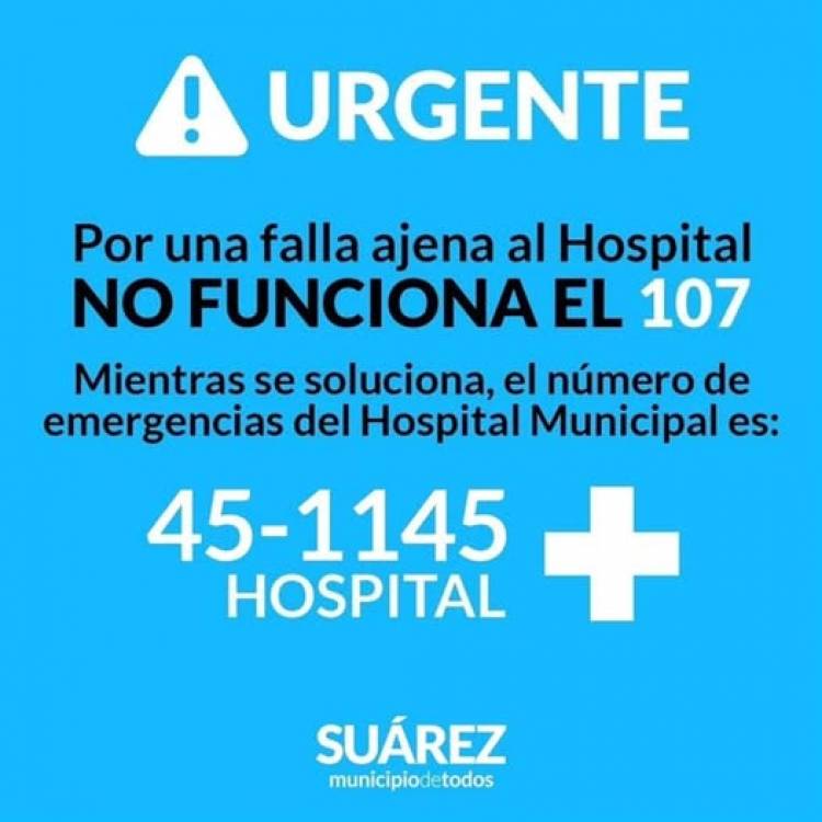 INFORMACIÓN IMPORTANTE - EMERGENCIAS