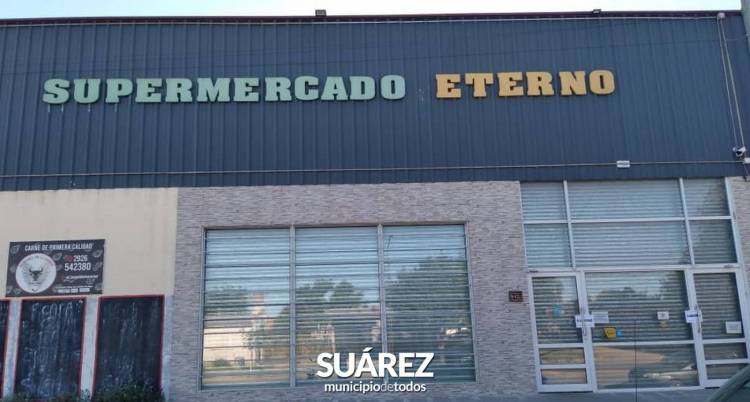 Clausura de supermercado sobre avenida Balcarce
