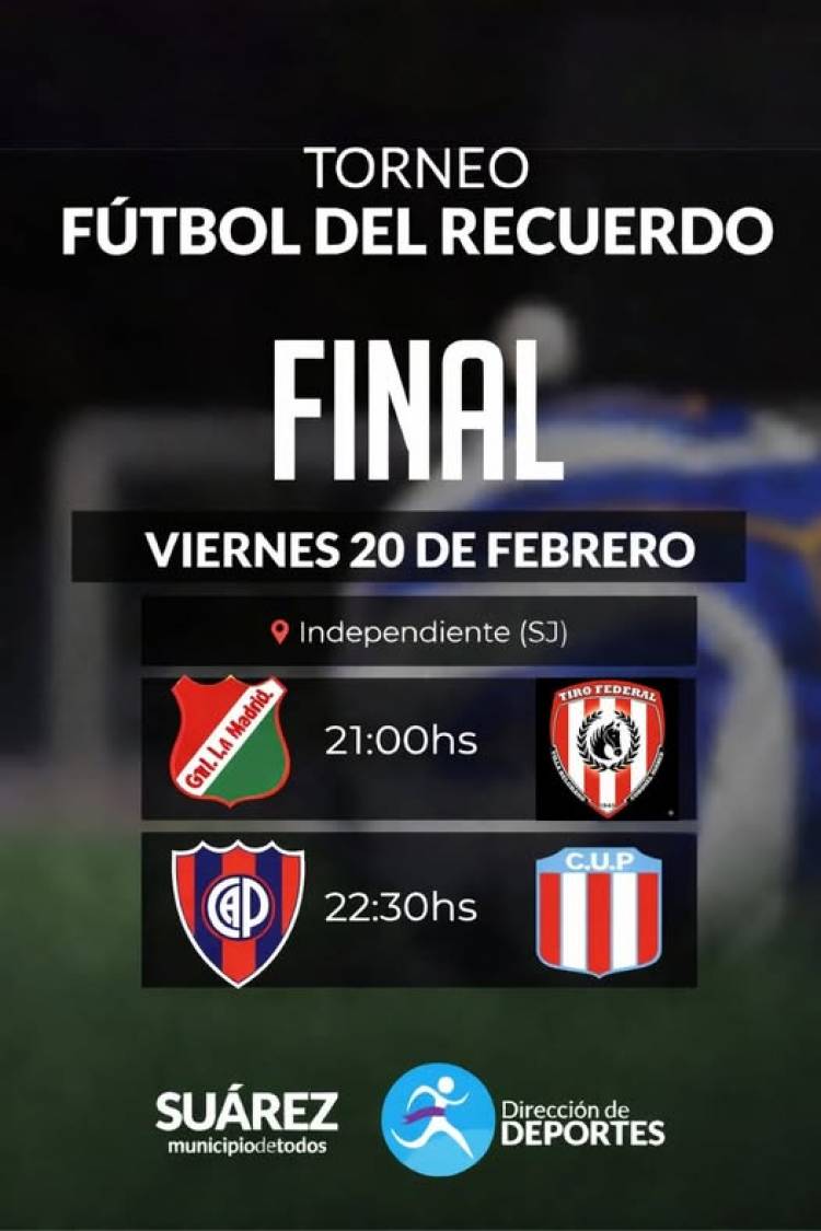 El Torneo Fútbol del Recuerdo llega a su final