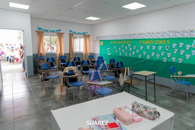La Escuela N° 20 sumó una nueva aula para fortalecer la educación pública del distrito