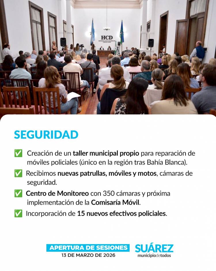 En Suárez no frenamos: aún en tiempos difíciles trabajamos para todos nuestros vecinos